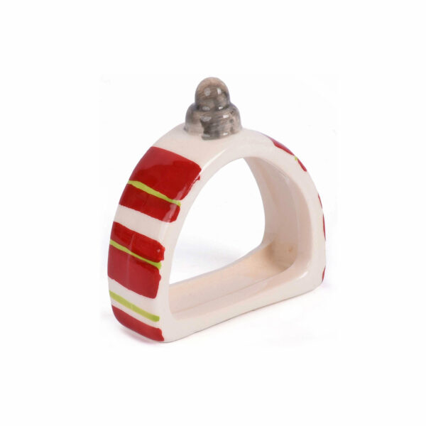 Κεραμικός κρίκος για πετσέτα – ΚΟΚΚΙΝΟ