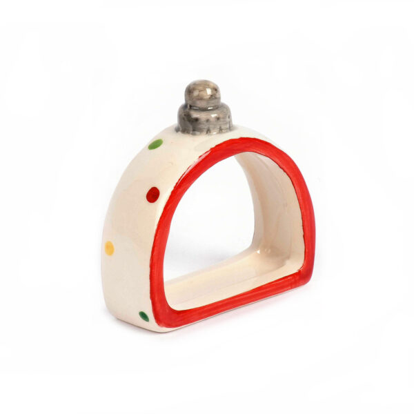 Κεραμικός κρίκος για πετσέτα – ΛΕΥΚΟ