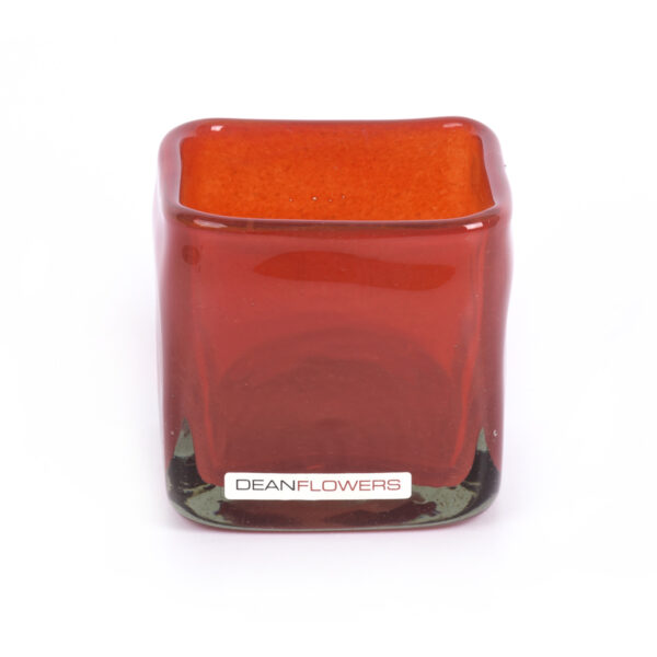 Τετράγωνο γυάλινο κηροπήγιο