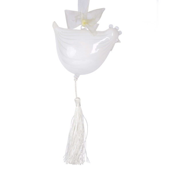 Διακοσμητικό στολίδι – ΛΕΥΚΟ