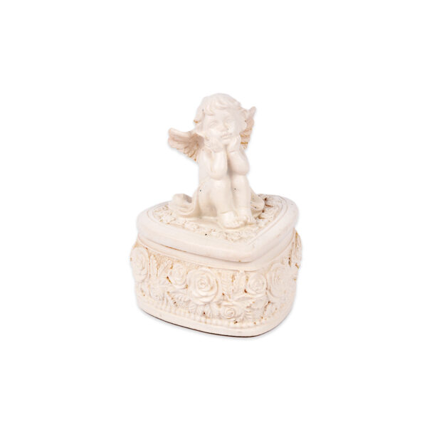 Κουτί καρδιά με αγγελάκι