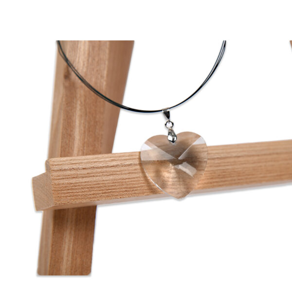 Κολιέ σε σχήμα καρδιά – ΔΙΑΦΑΝΟ