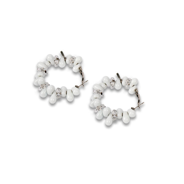 Σκουλαρίκια Rodrigo Otazu – ΛΕΥΚΟ