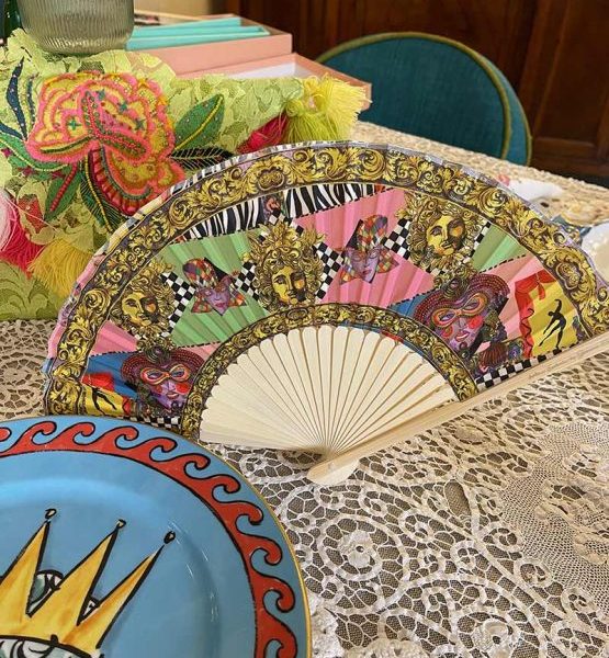 Ξύλινη βεντάλια ANTICA SARTORIA