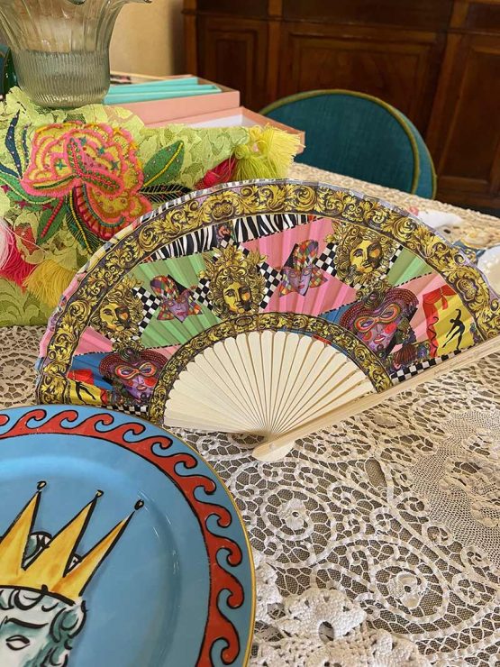 Ξύλινη βεντάλια ANTICA SARTORIA