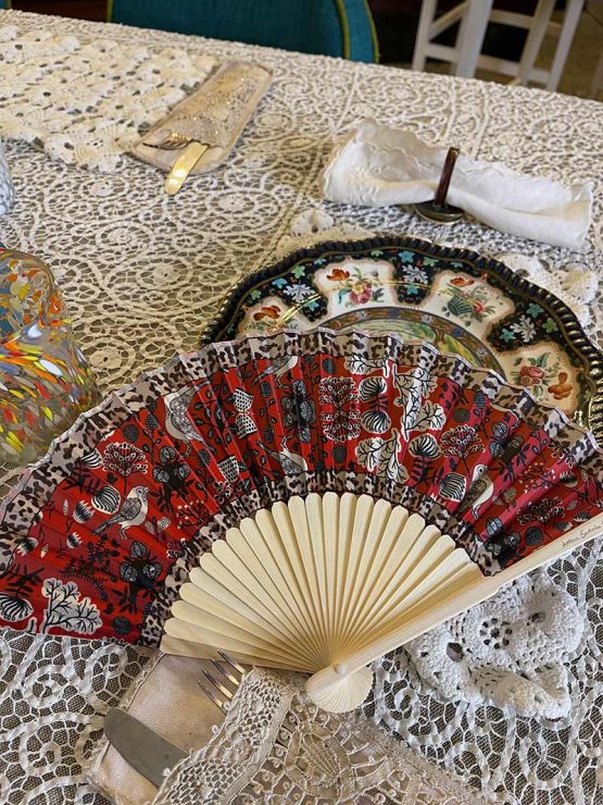 Ξύλινη βεντάλια ANTICA SARTORIA