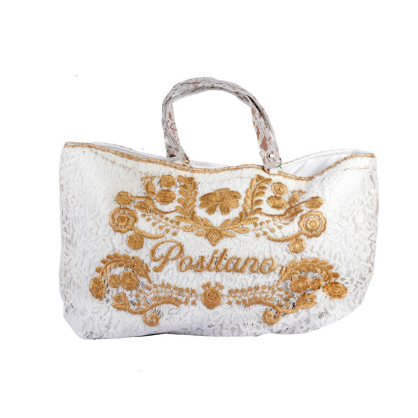 Τσάντα ώμου με δαντέλα ANTICA SARTORIA