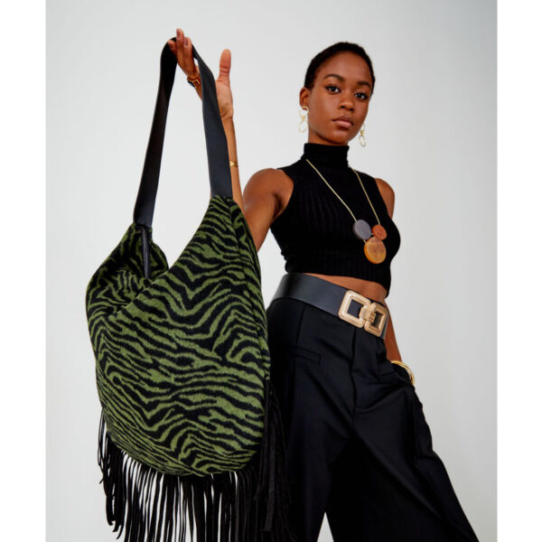 Τσάντα ώμου NALI με κρόσσια