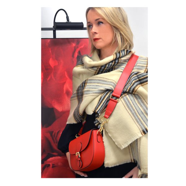 Δερμάτινη crossbody τσάντα Giulia Carlino