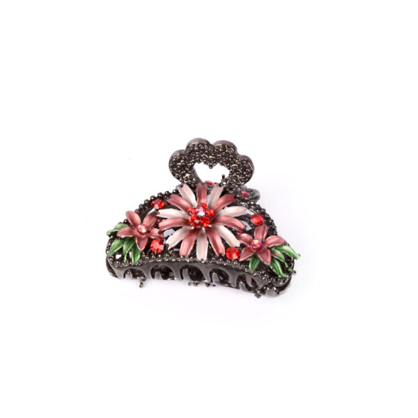 Κοκκαλάκι μαλλιών ροζ λουλούδι