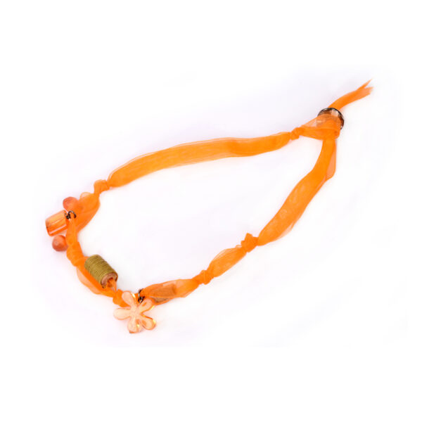 Υφασμάτινο βραχιόλι με χάντρες