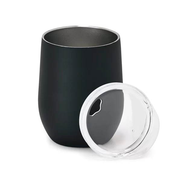 Μεταλλικό ποτήρι με καπάκι