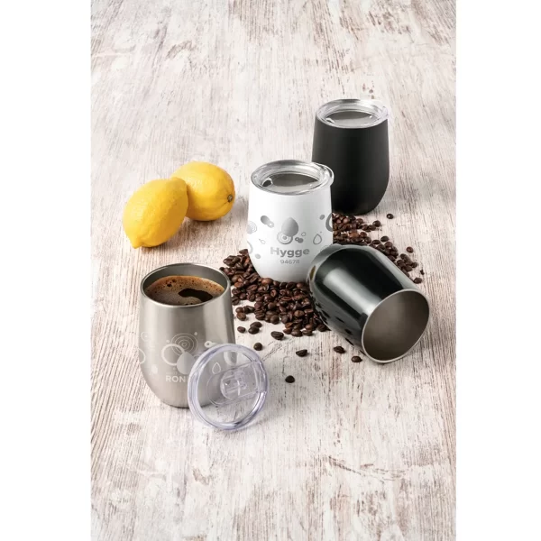 Μεταλλικό ποτήρι με καπάκι