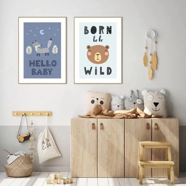 Εκτύπωση σε κορνίζα Born to be Wild, 30cm x 40cm