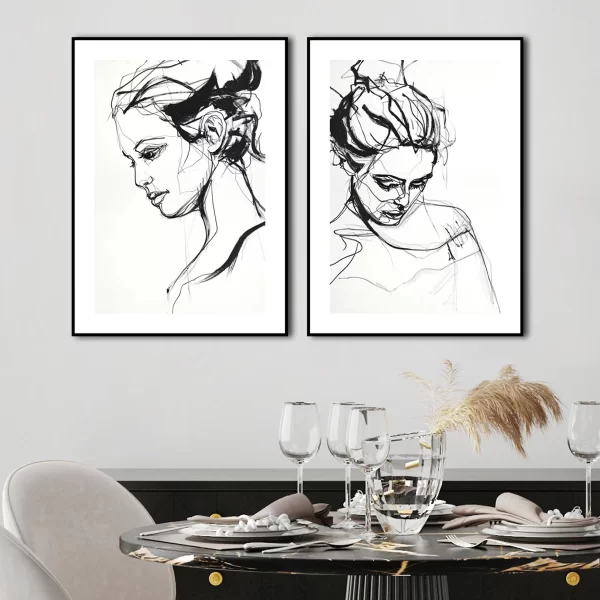 Εκτύπωση σε κορνίζα Silhouette, 50cm x 70cm