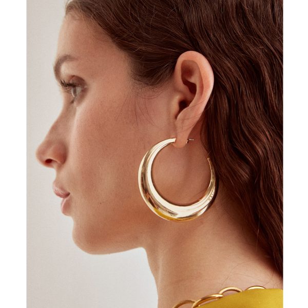 Σκουλαρίκια NALI μισοφέγγαρο